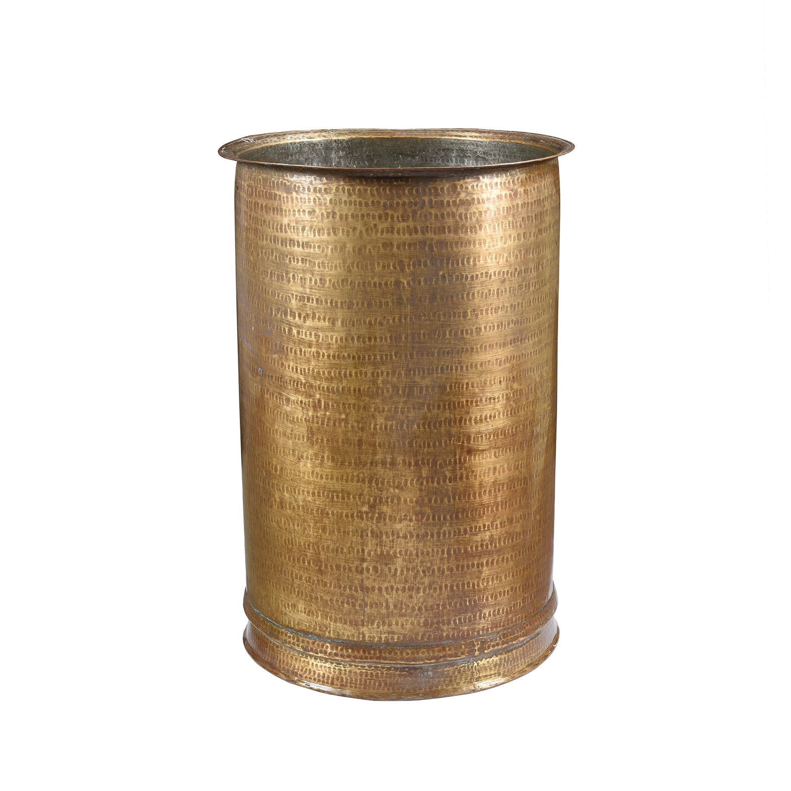 Old Brass Planter From Rajasthan - Ca 1900