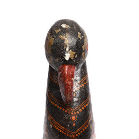 Painted Indian Stone Parrot Turban Hanger From Bikaner - 18th Century