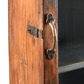Glazed Teak Wall Cabinet From Gujarat - Ca 1930