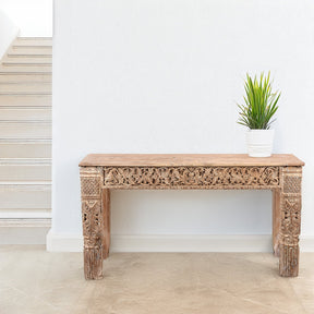 Reclaimed Teak Console Table