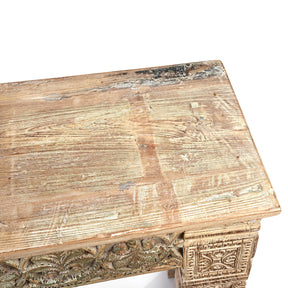 Console Table Made From Reclaimed Teak