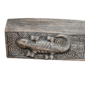 Vintage Crocodile Bench From Kerala