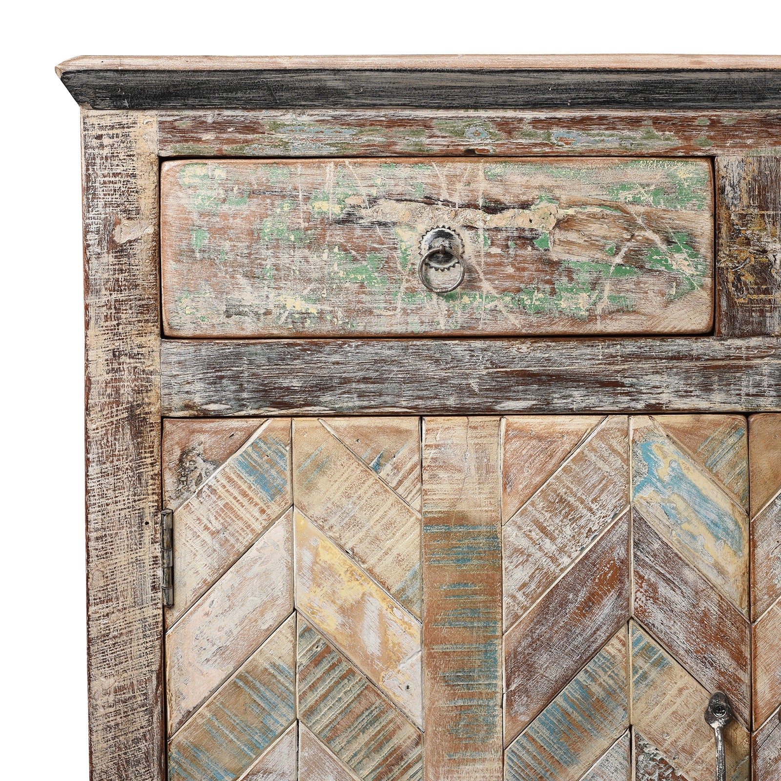 4 Door Sideboard Made From Reclaimed Teak
