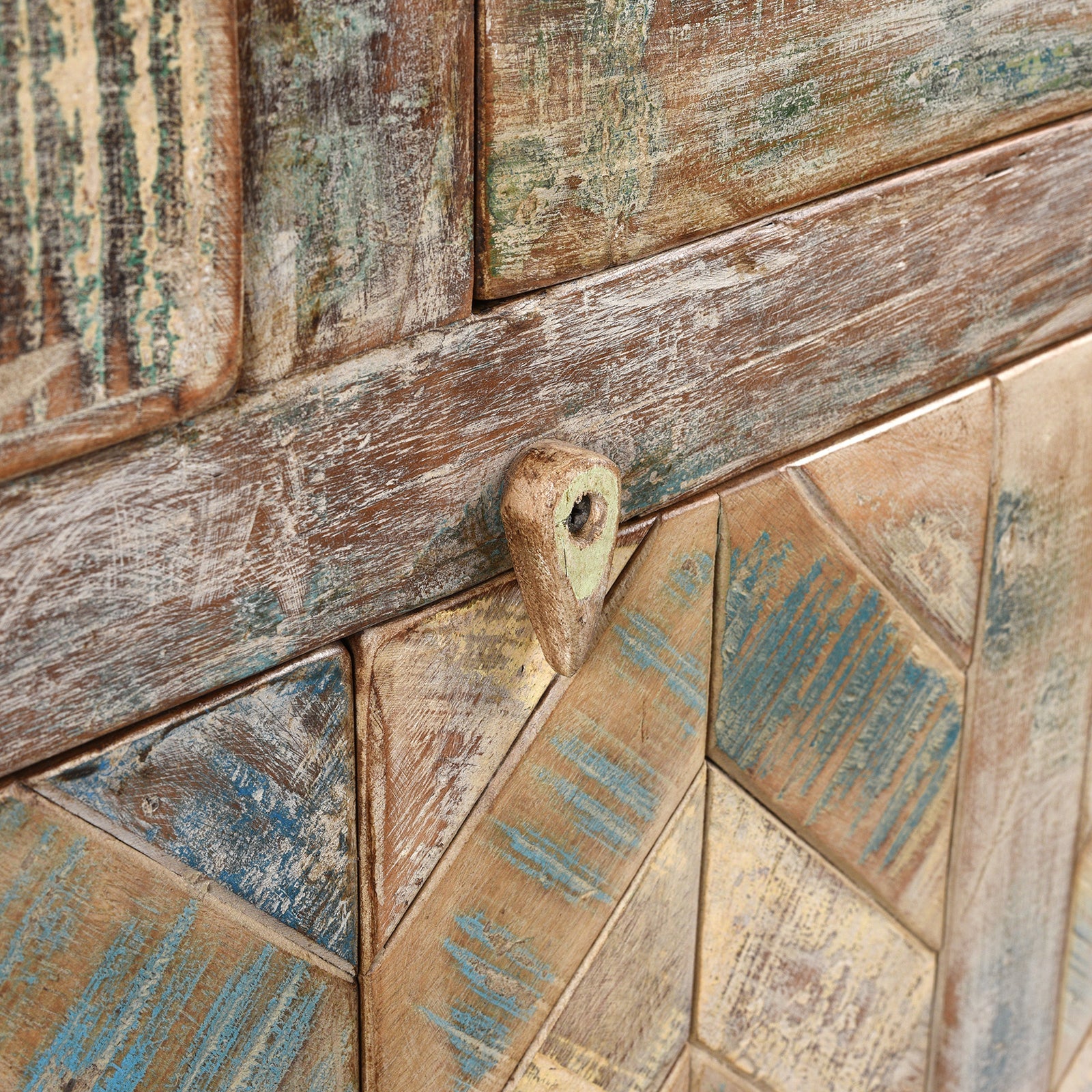 4 Door Sideboard Made From Reclaimed Teak
