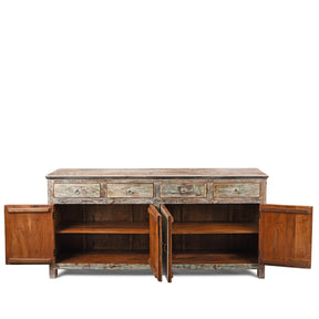4 Door Sideboard Made From Reclaimed Teak