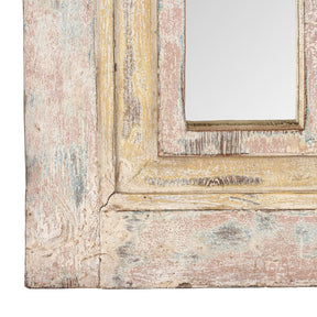 Indian Mihrab Mirror Made From Old Teak