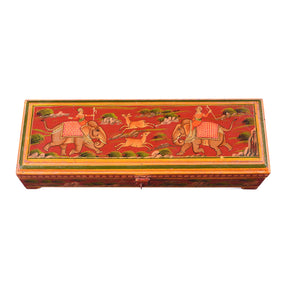 Indian Hand Painted Pen Box