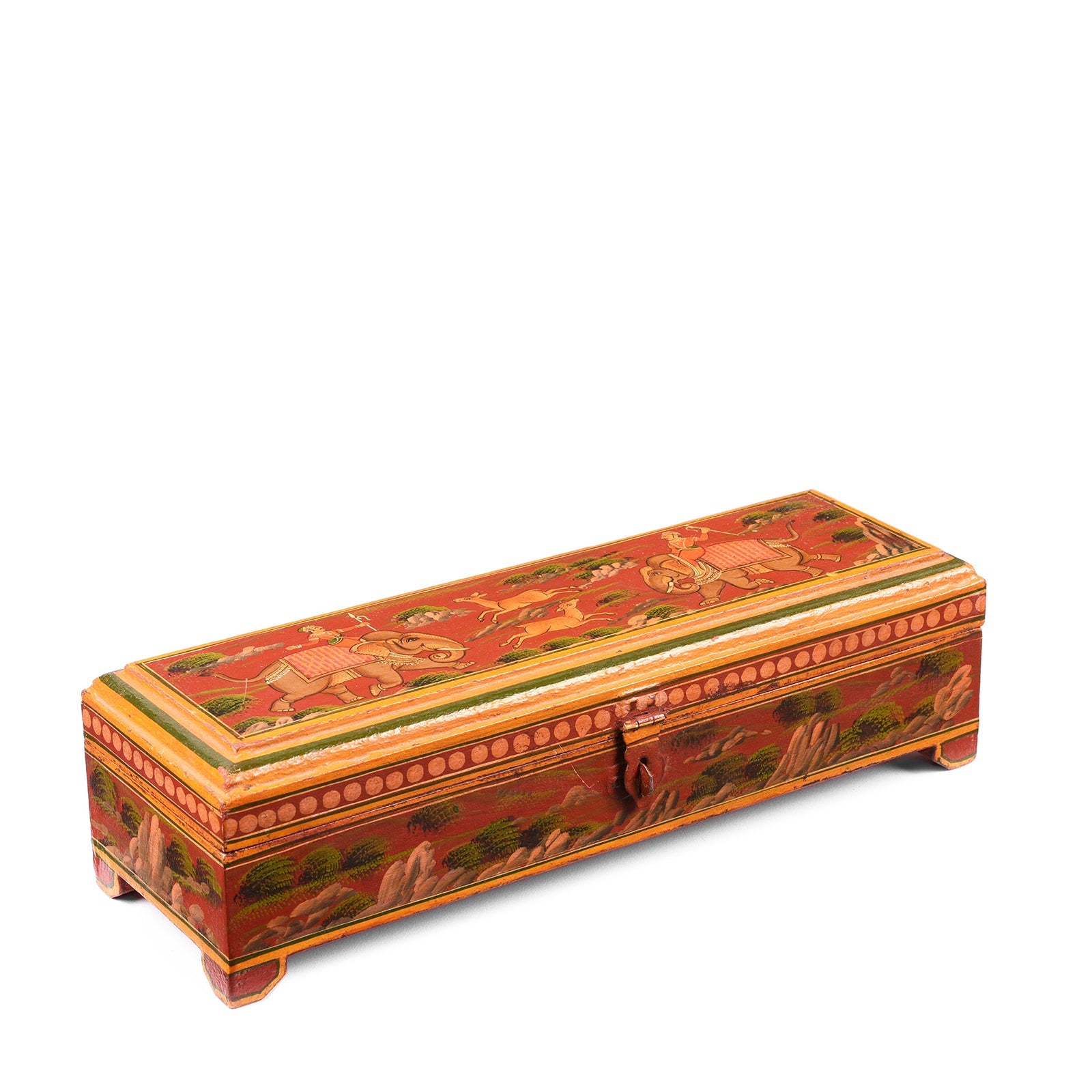 Indian Hand Painted Pen Box