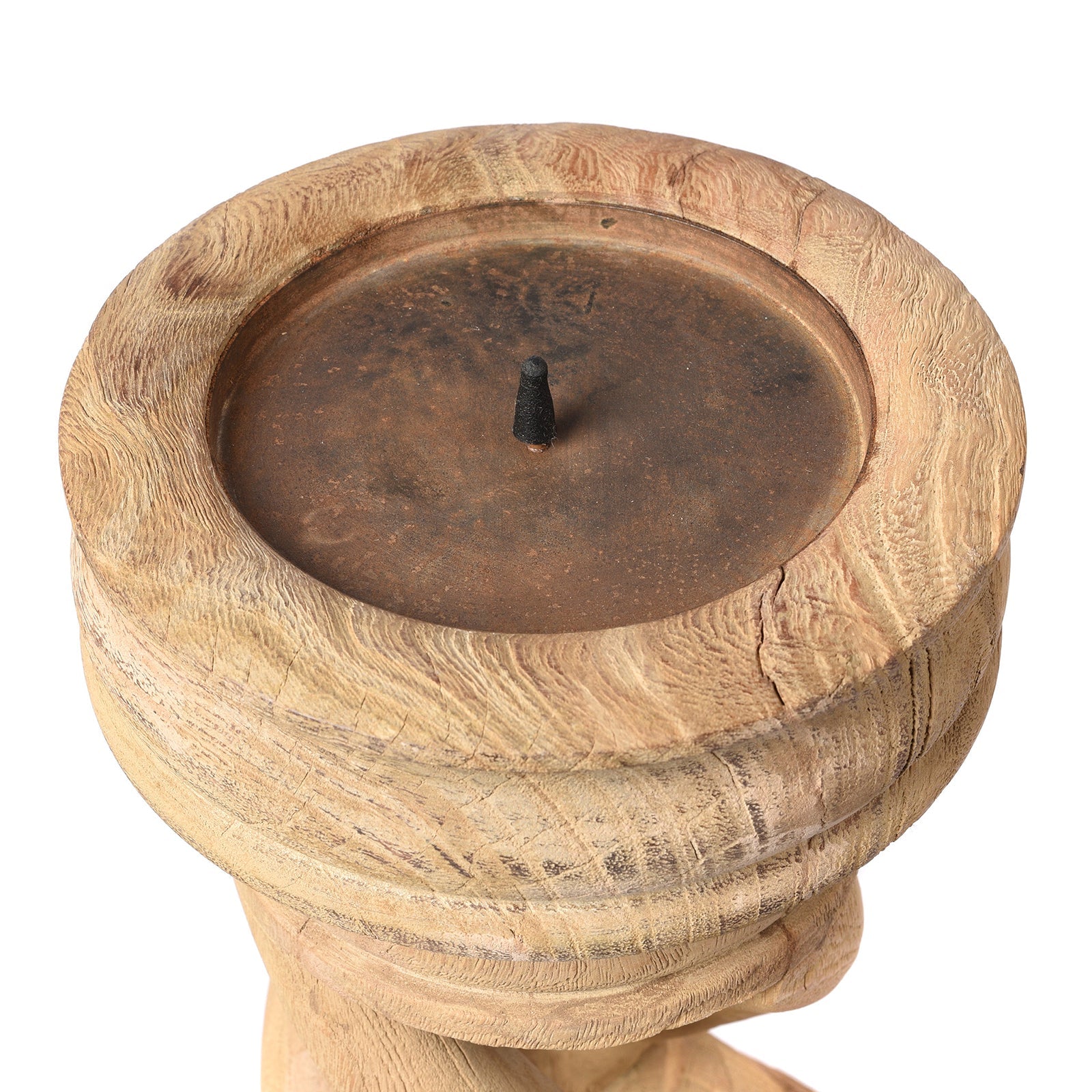 Sunbleached Barley Twist Candlestand