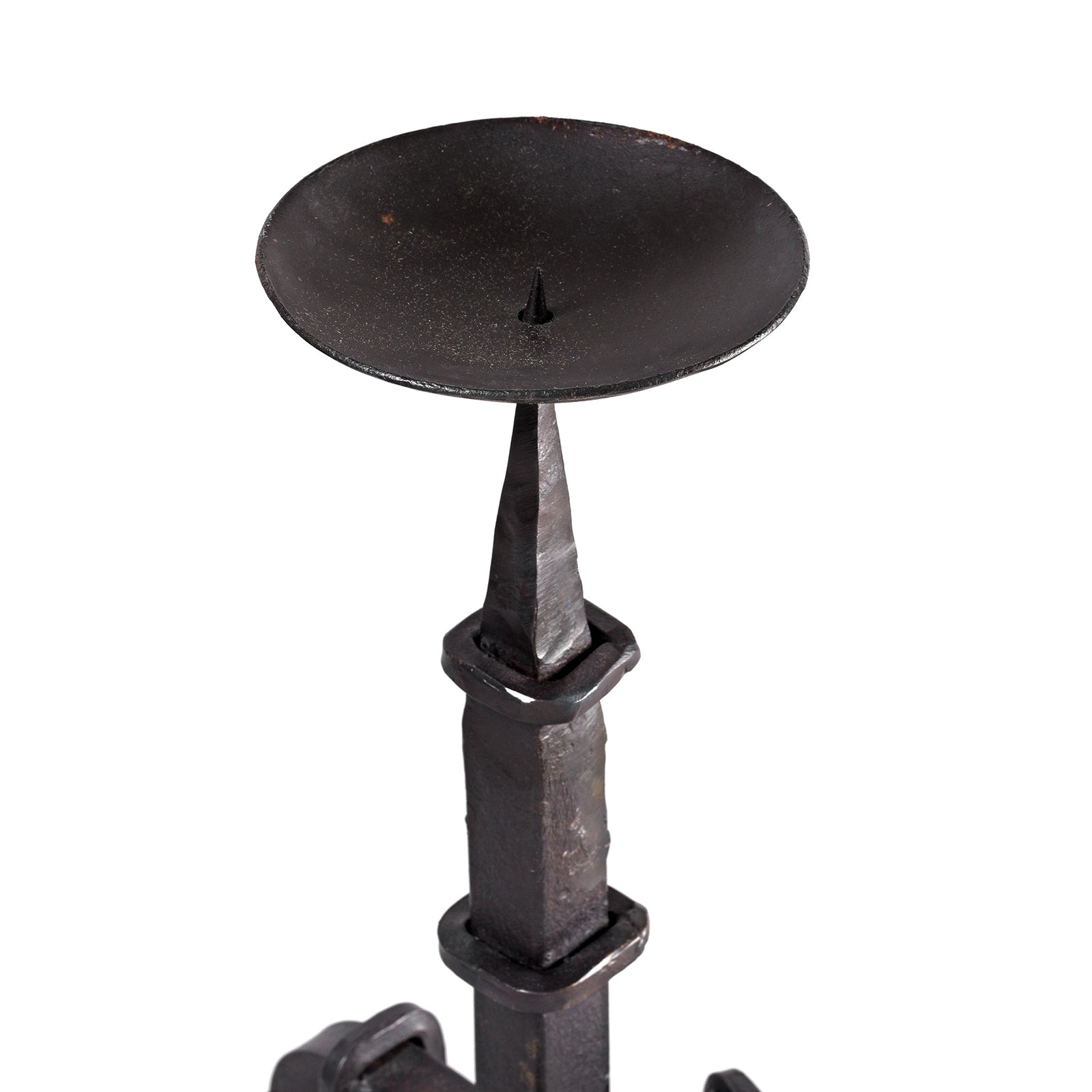 Hand Wrought Iron Candlestick