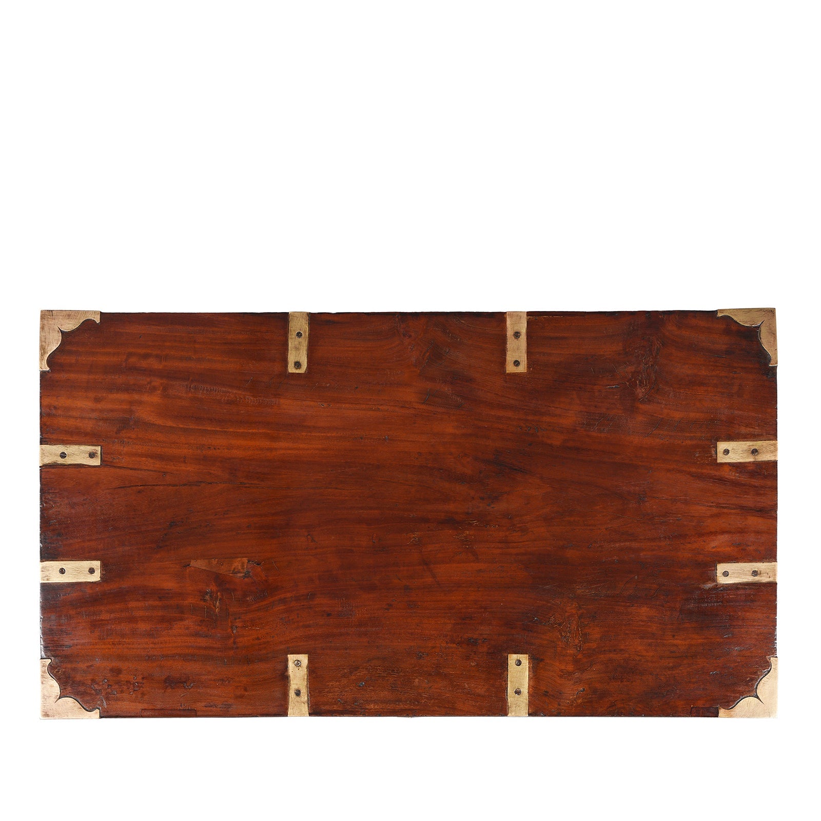 Brass Bound Military Chest From South India  - 19th Century