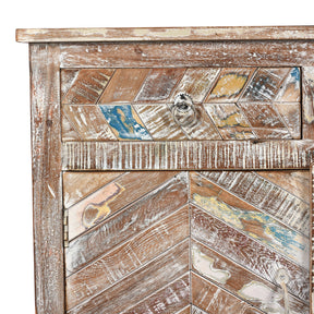 3 Door Sideboard Made From Reclaimed Teak