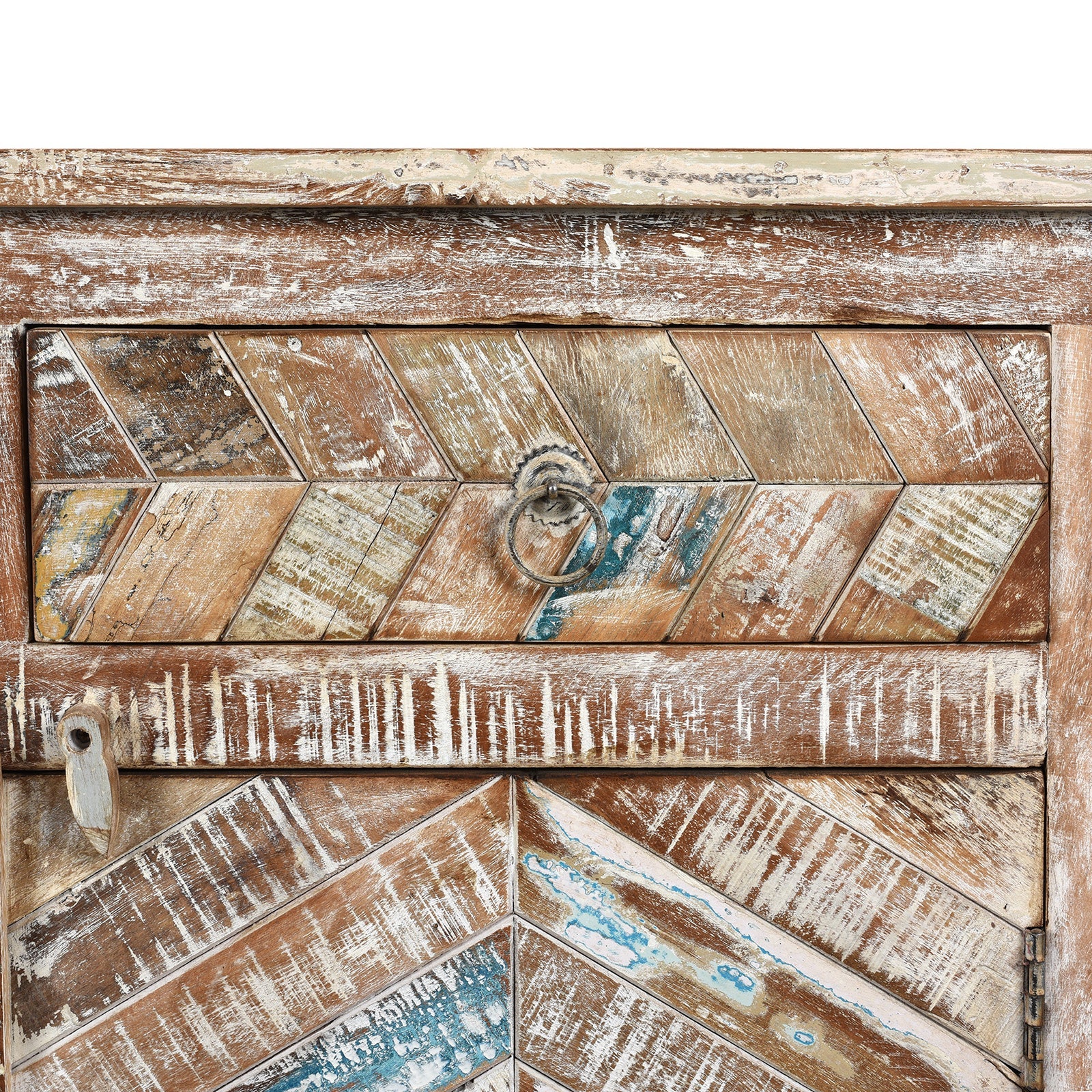 3 Door Sideboard Made From Reclaimed Teak