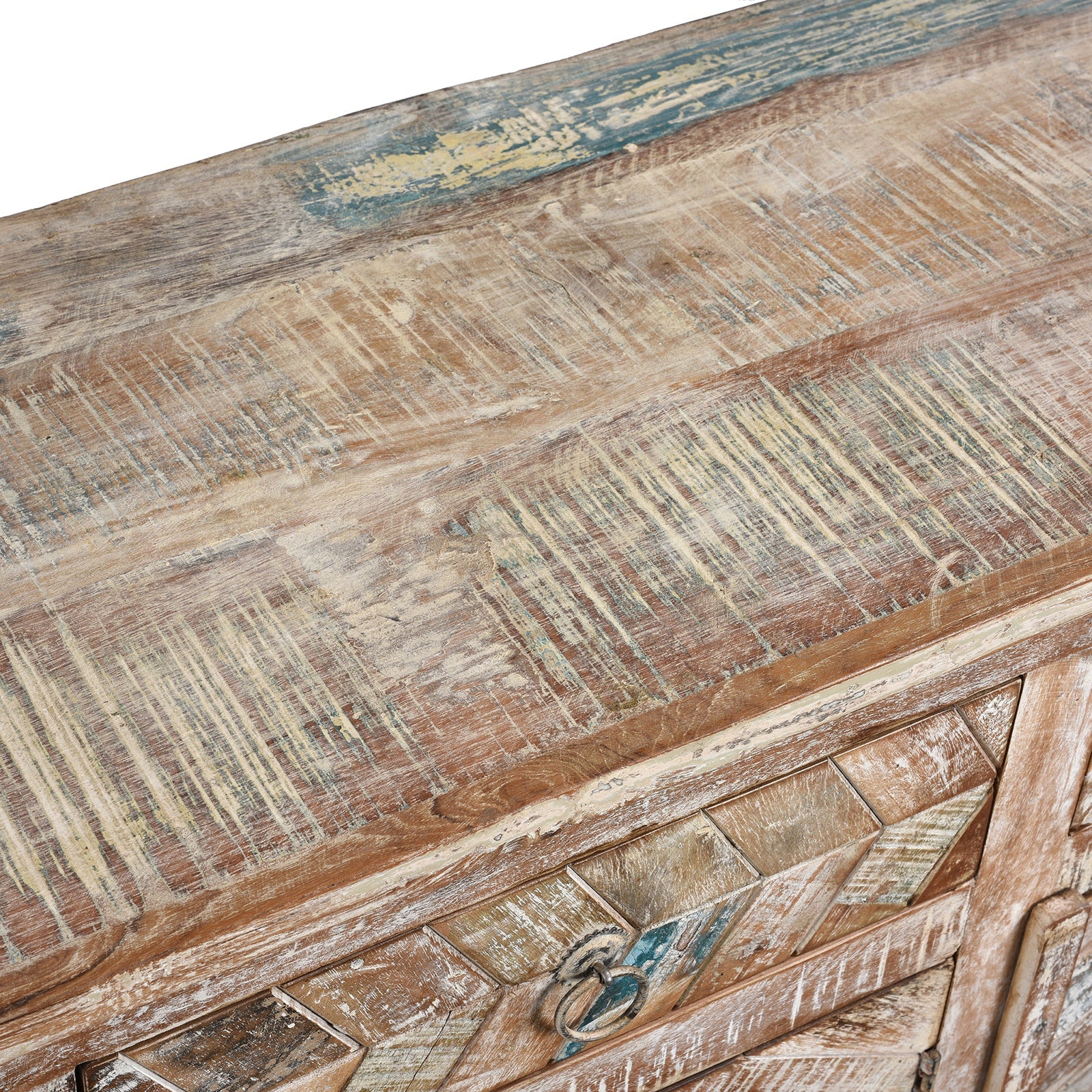 3 Door Sideboard Made From Reclaimed Teak