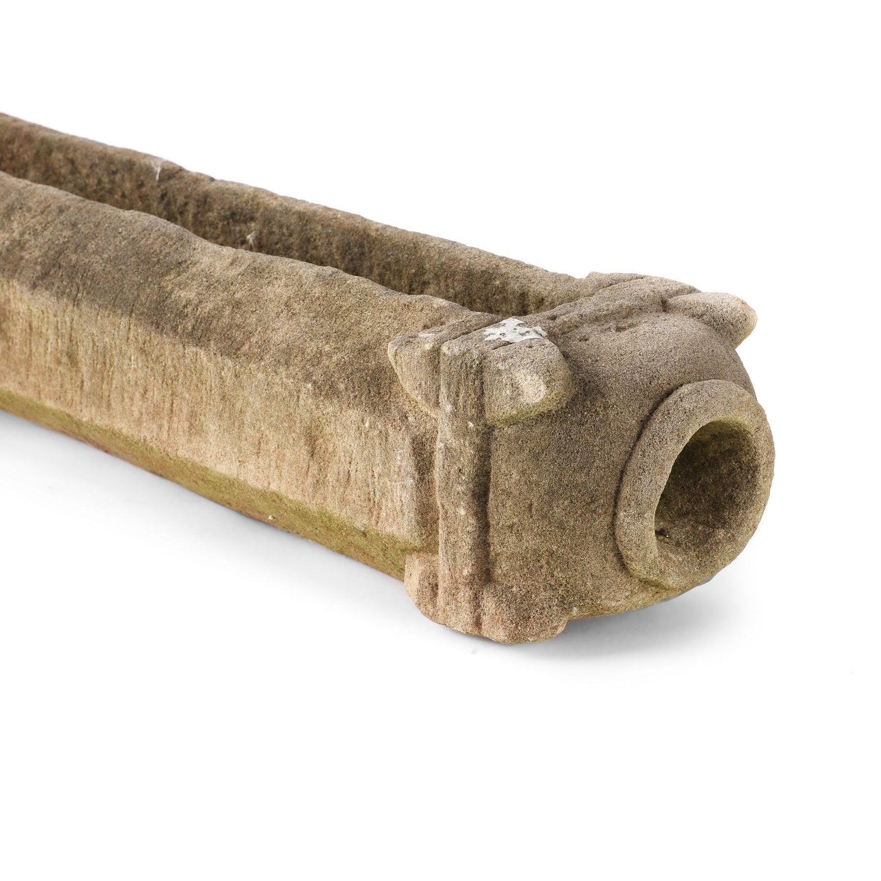 Carved Stone Water Spout From Kutch - 19th Century