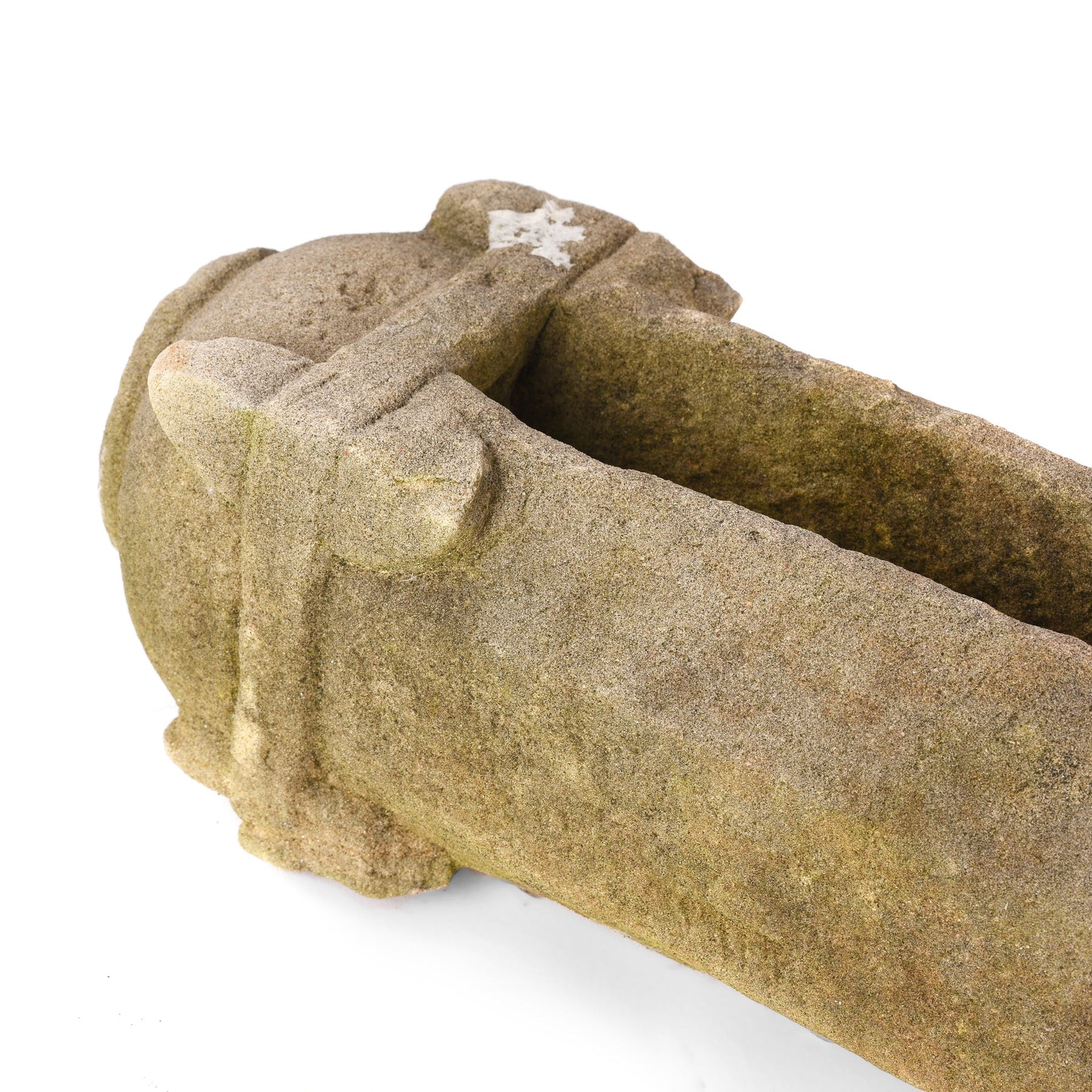 Carved Stone Water Spout From Kutch - 19th Century
