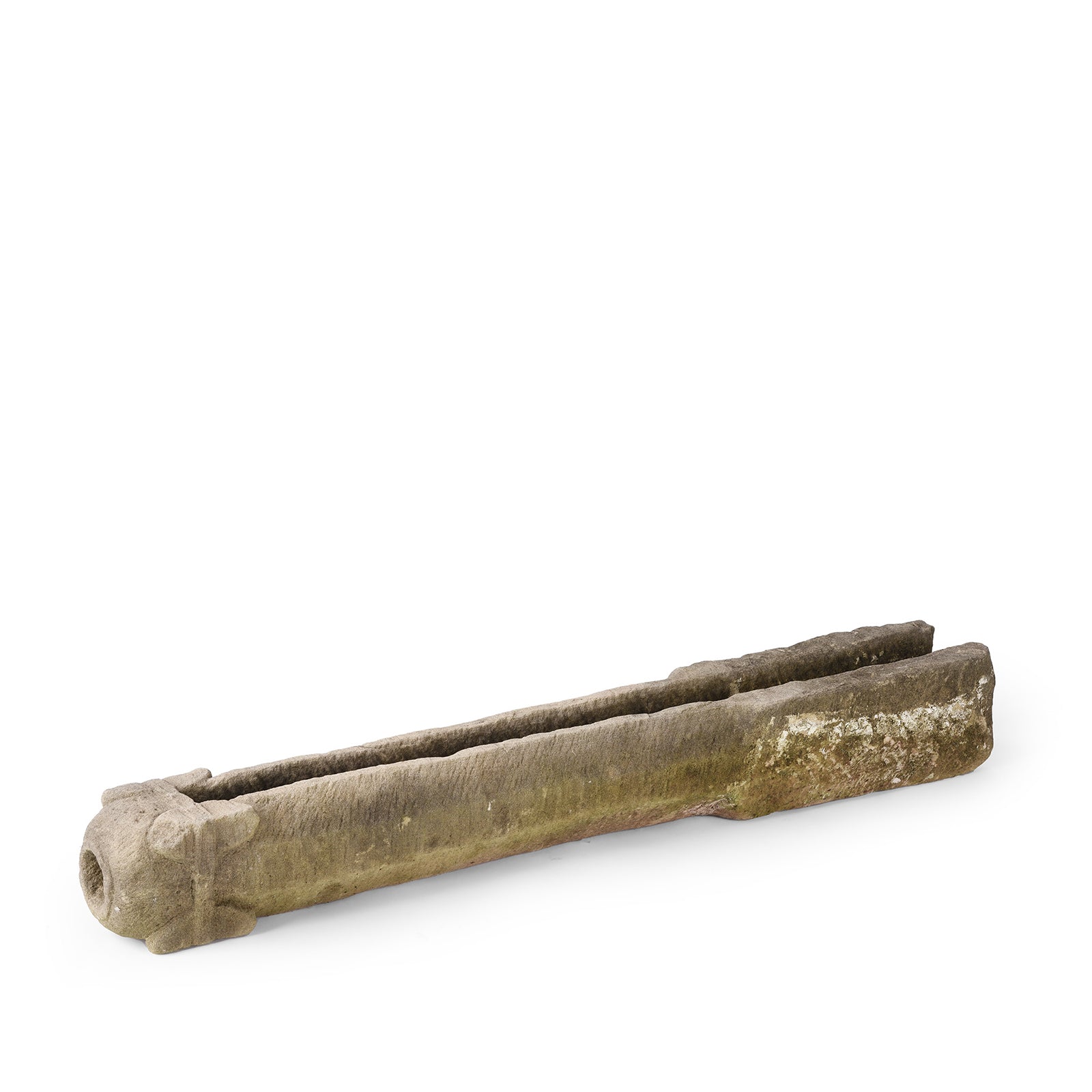 Carved Stone Water Spout From Kutch - 19th Century