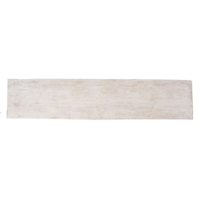 White Painted Console Table Made From Reclaimed Teak