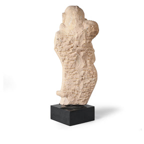 Carved Stone Apsara Statue From India
