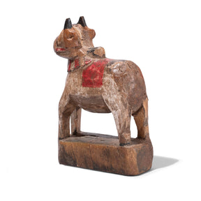 Nandi Bull Toy From Andhra Pradesh - Ca 1950's