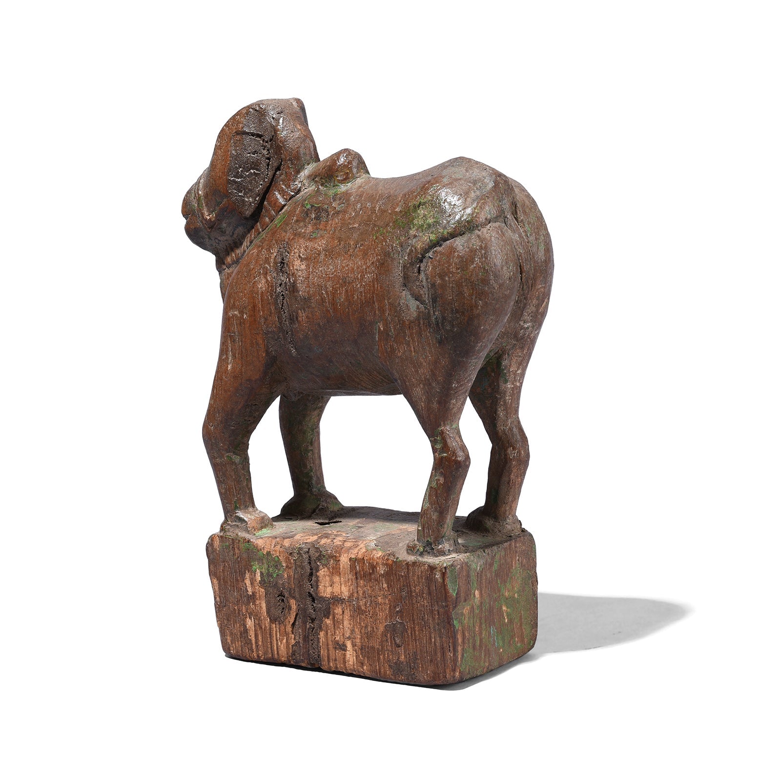 Teak Nandi Bull From Gujarat - 19th Century