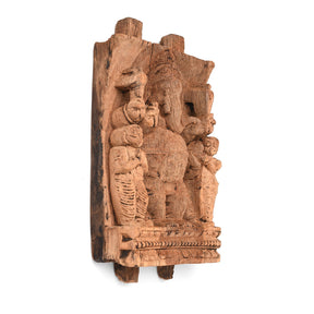 Carved Chariot Carving Of Ganesha - 19th Century