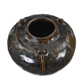 Glazed Martaban Jar From Burma - 18th / 19th Century