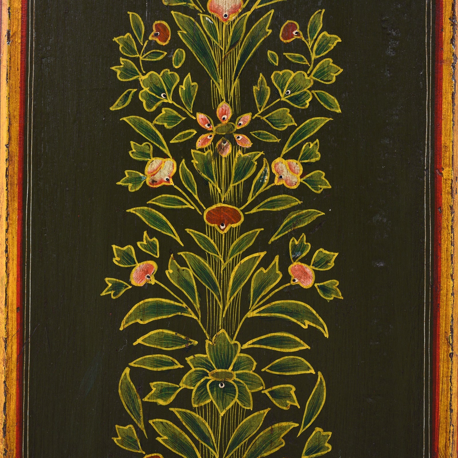 Painted Umbrella Stand From Rajasthan