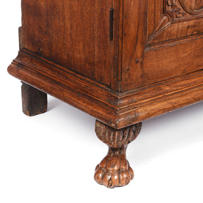 Mirrored Almirah Cabinet With Sunburst Panels - 19th Century