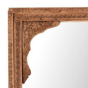 Mirror Made From An Old Shekhawati Window - 19th Century