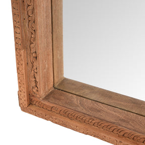 Mirror Made From An Old Shekhawati Window - 19th Century