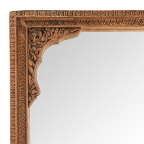 Mirror Made From An Old Shekhawati Window - 19th Century