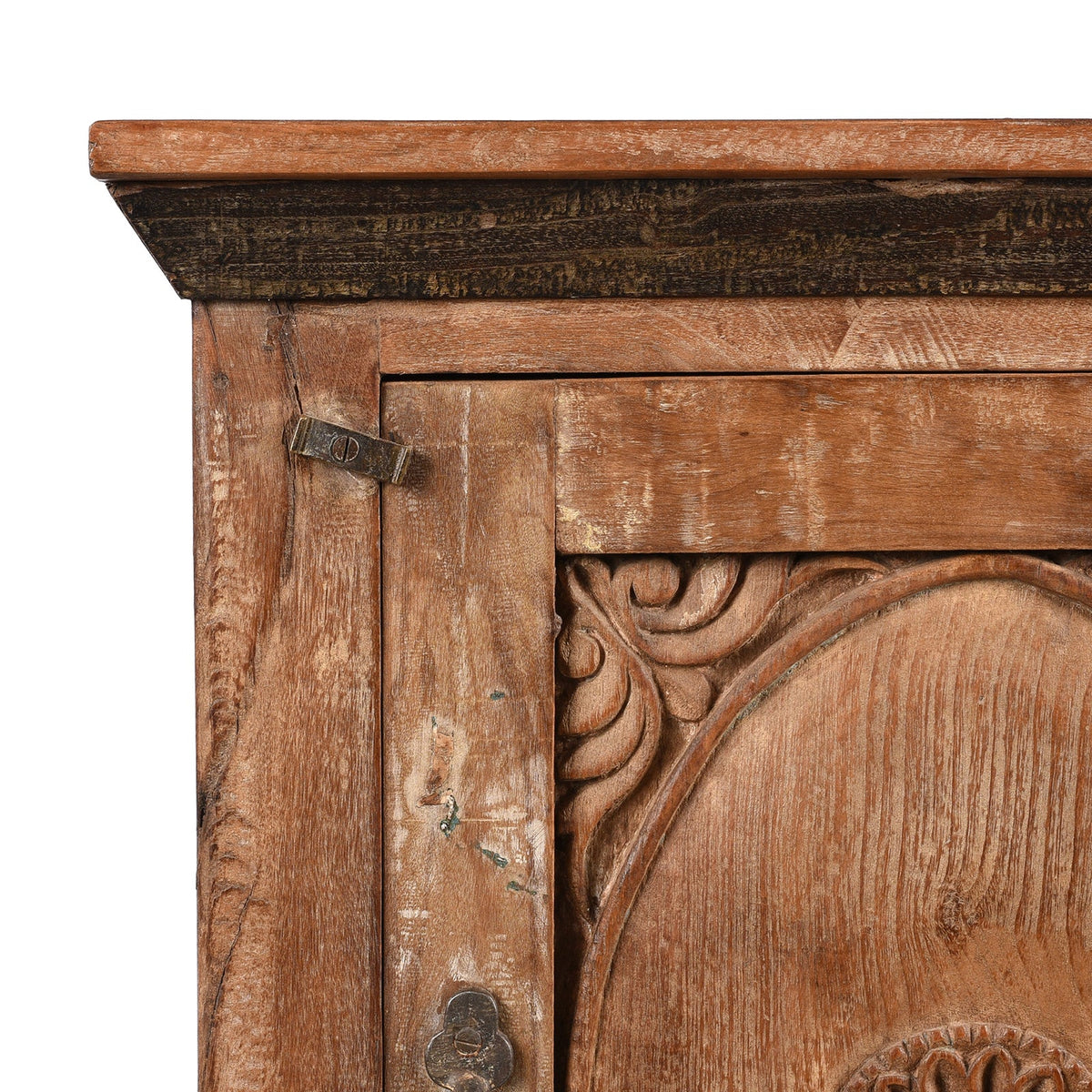 Bedside Cabinet Made From Reclaimed Teak