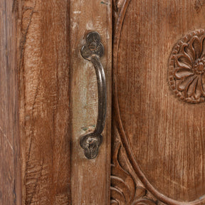 Bedside Cabinet Made From Reclaimed Teak