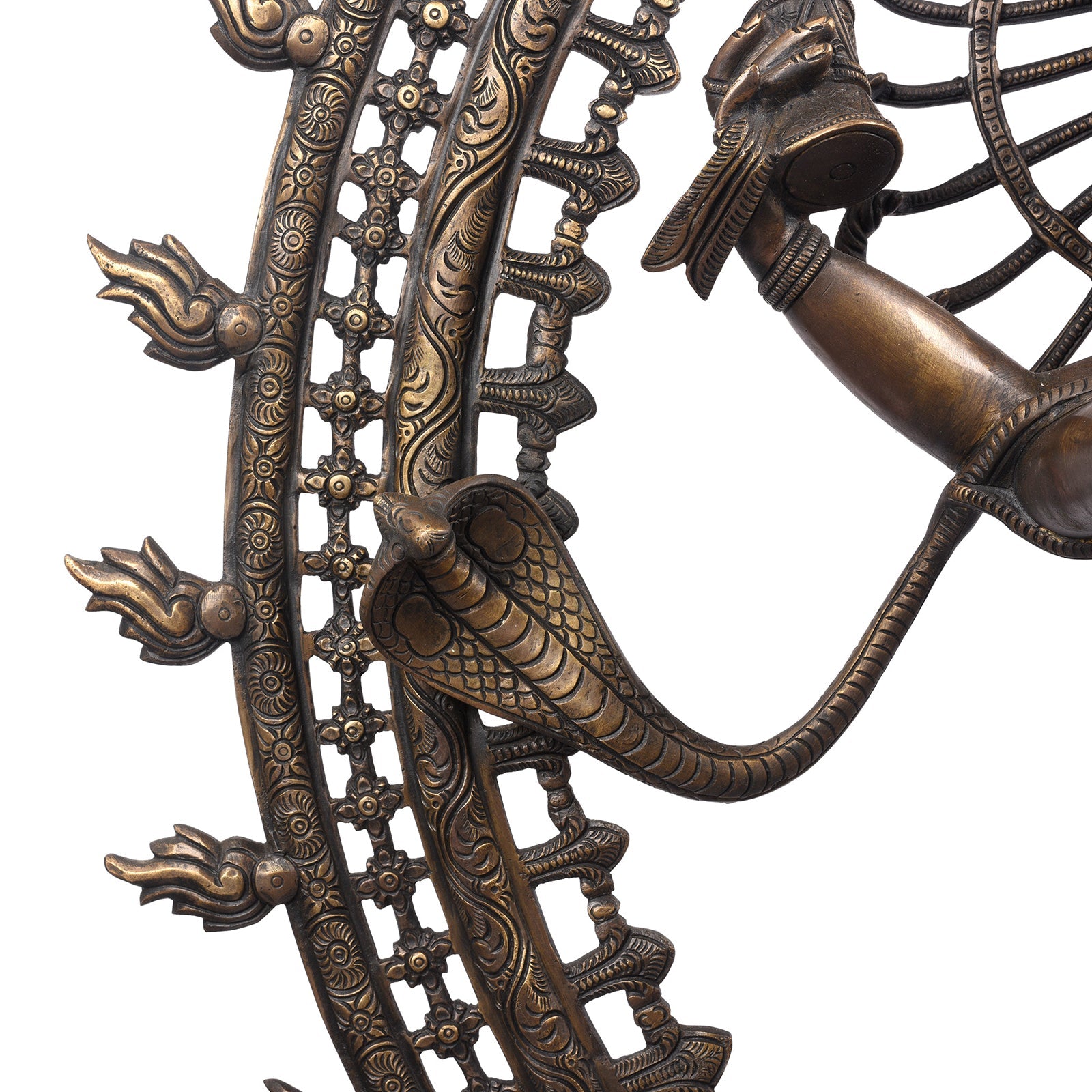 Chola Style Brass Shiva Nataraja From South India