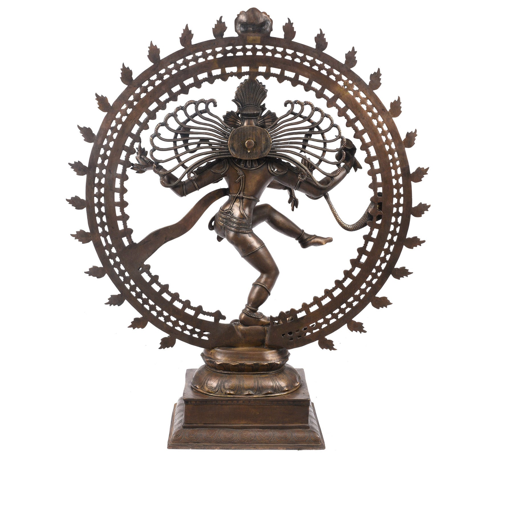 Chola Style Brass Shiva Nataraja From South India