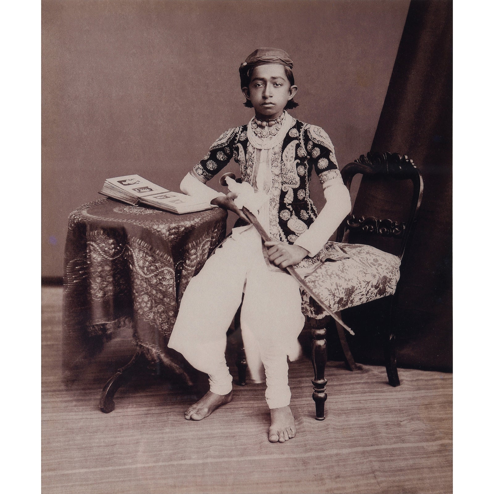 Framed Photo of Maharaja of Jhalawar