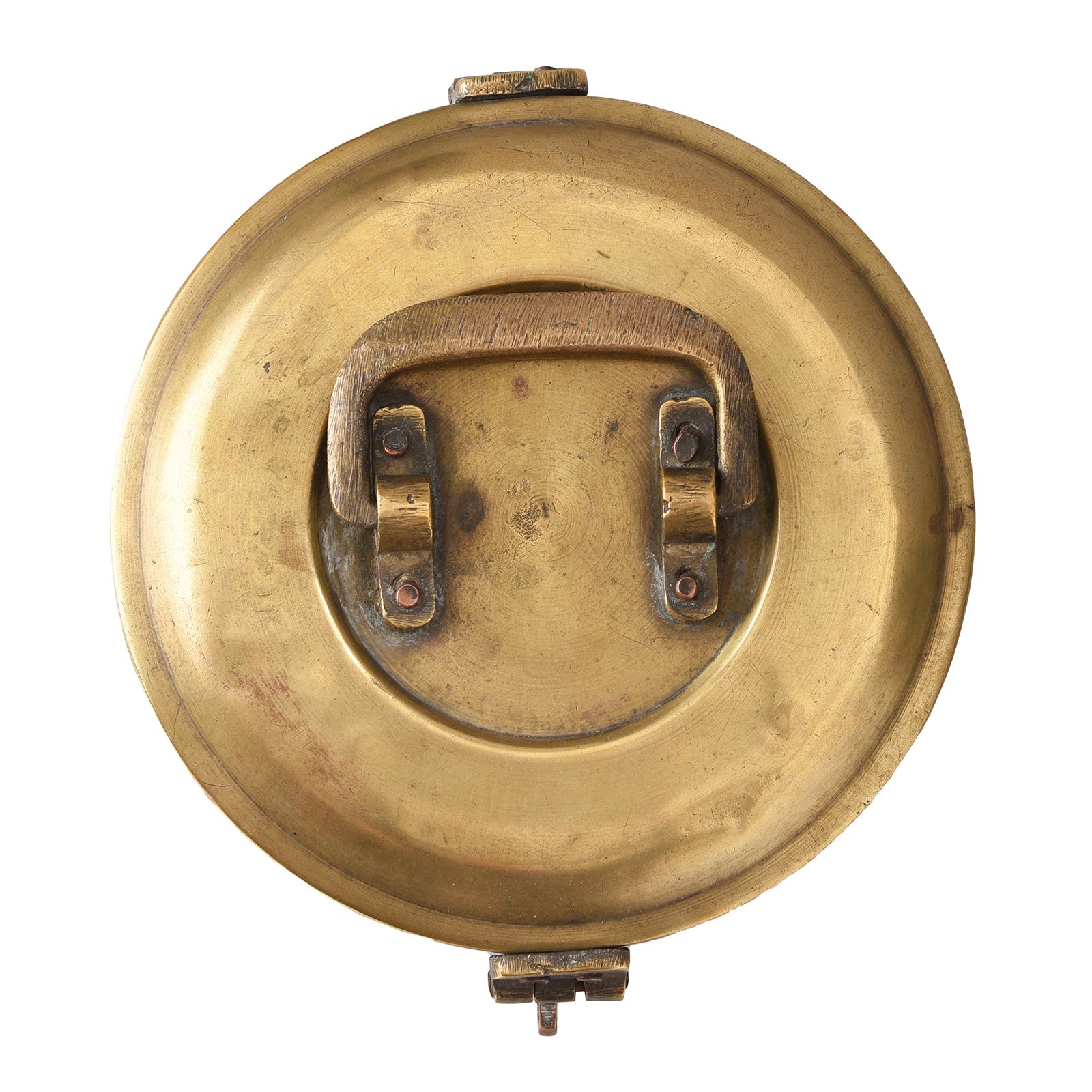 Vintage Indian Brass Food Caddy - Ca 1920