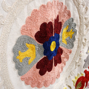 Embroidered Suzani Throw (218 x 148cm)