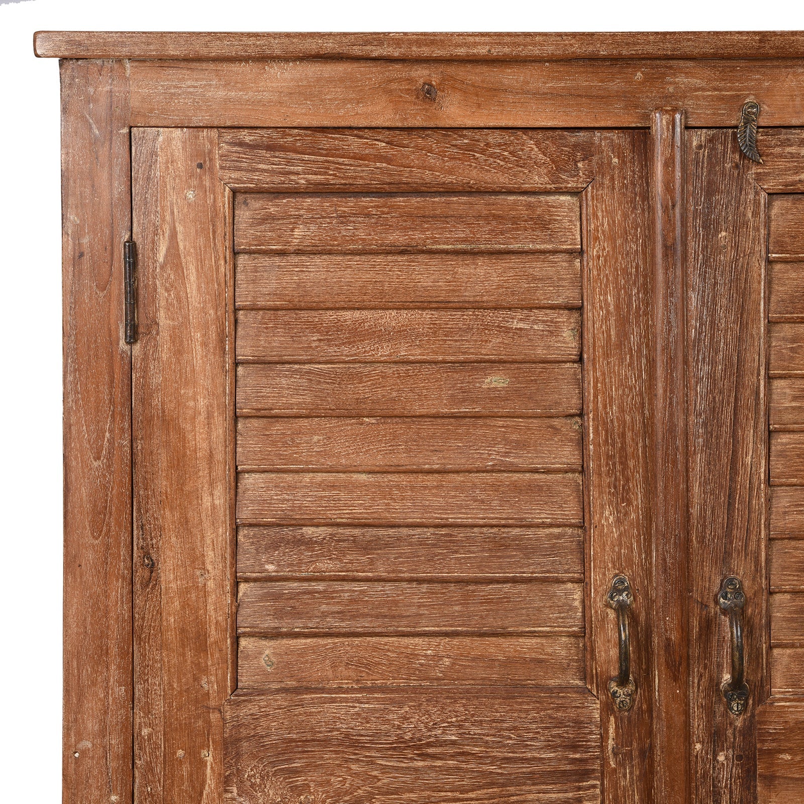 Reclaimed Teak 4 Door Louvre Sideboard