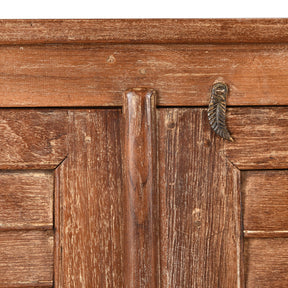 Reclaimed Teak 4 Door Louvre Sideboard