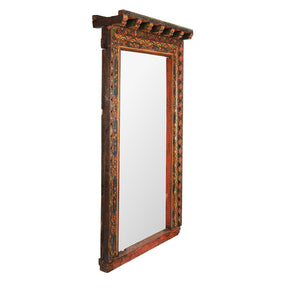Old Tibetan Door Mirror - Ca 1910