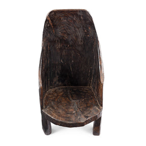 Carved Tribal Chair From Nagaland -  Ca 1930