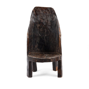 Carved Tribal Chair From Nagaland -  Ca 1930