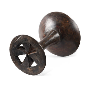 Carved Tribal Food Bowl From Nagaland - Ca 1920
