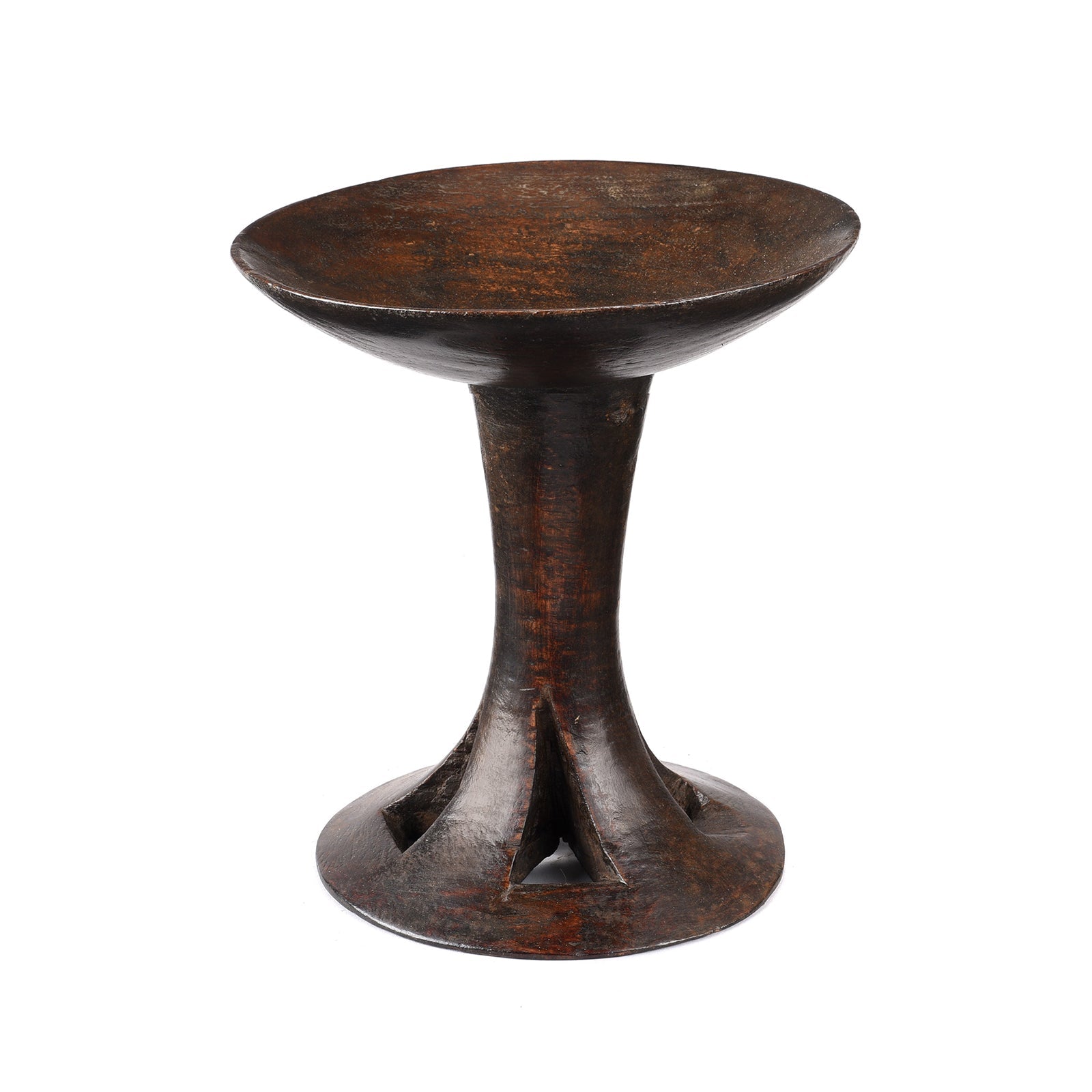 Carved Tribal Food Bowl From Nagaland - Ca 1920