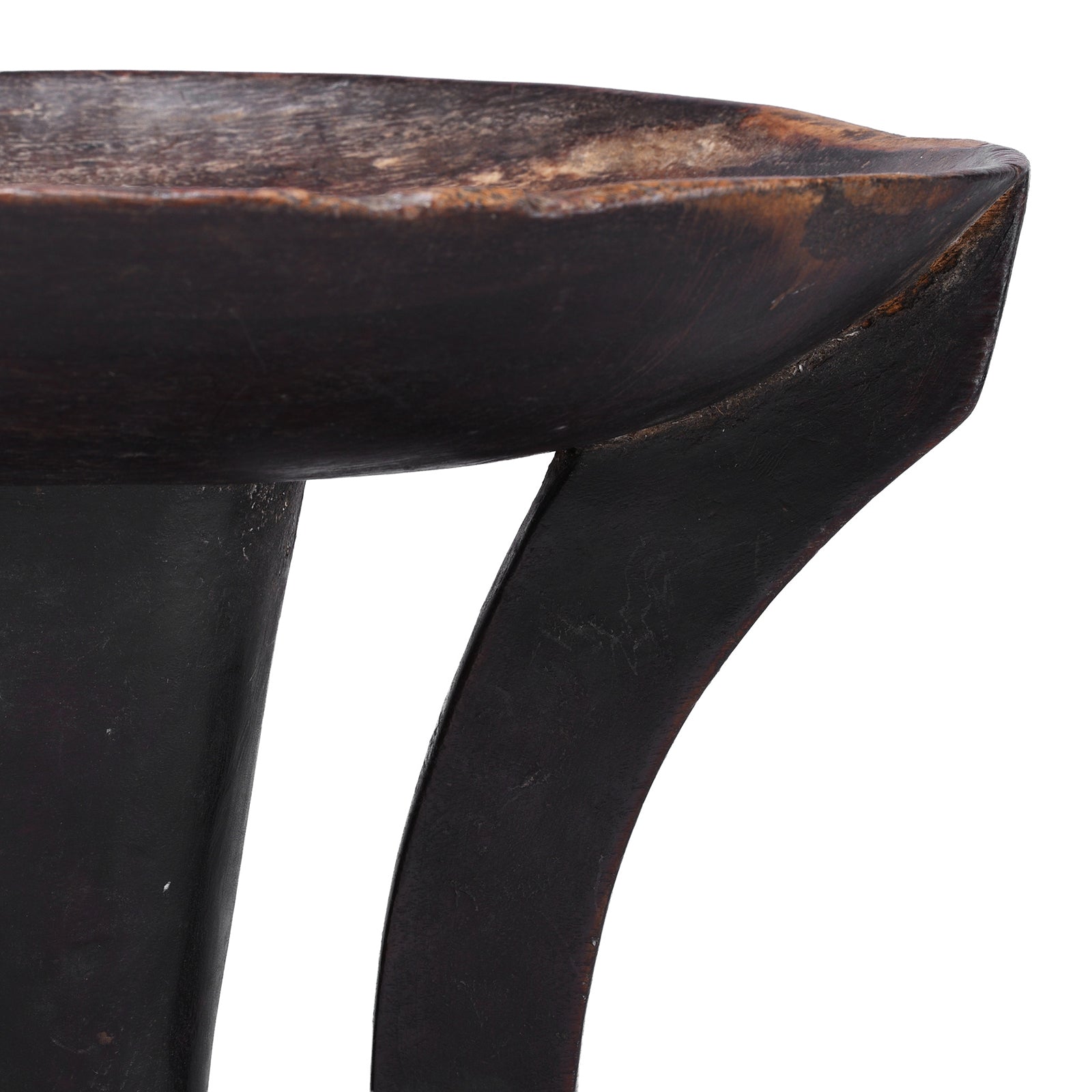 Carved Tribal Food Bowl From Nagaland - Ca 1920
