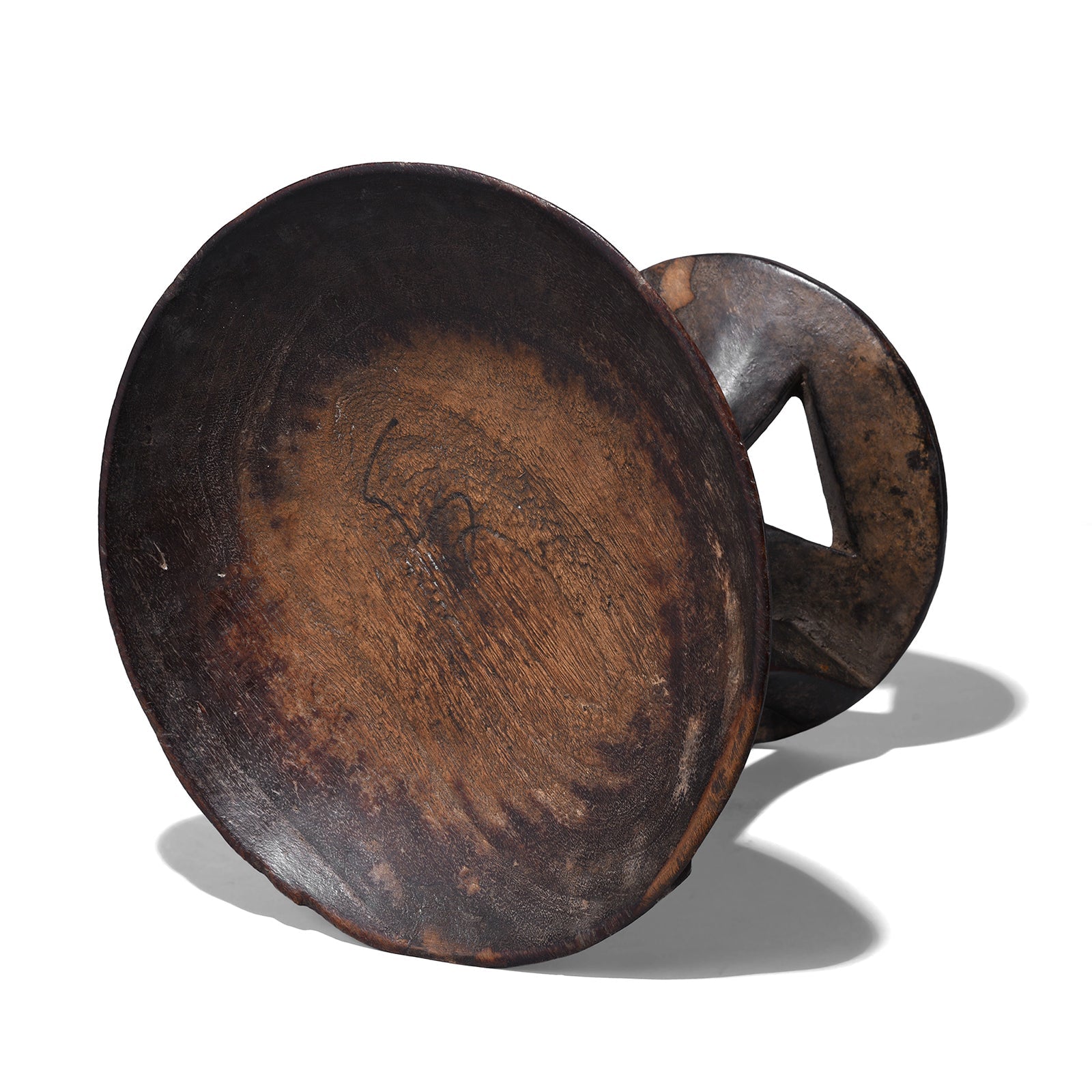 Carved Tribal Food Bowl From Nagaland - Ca 1920