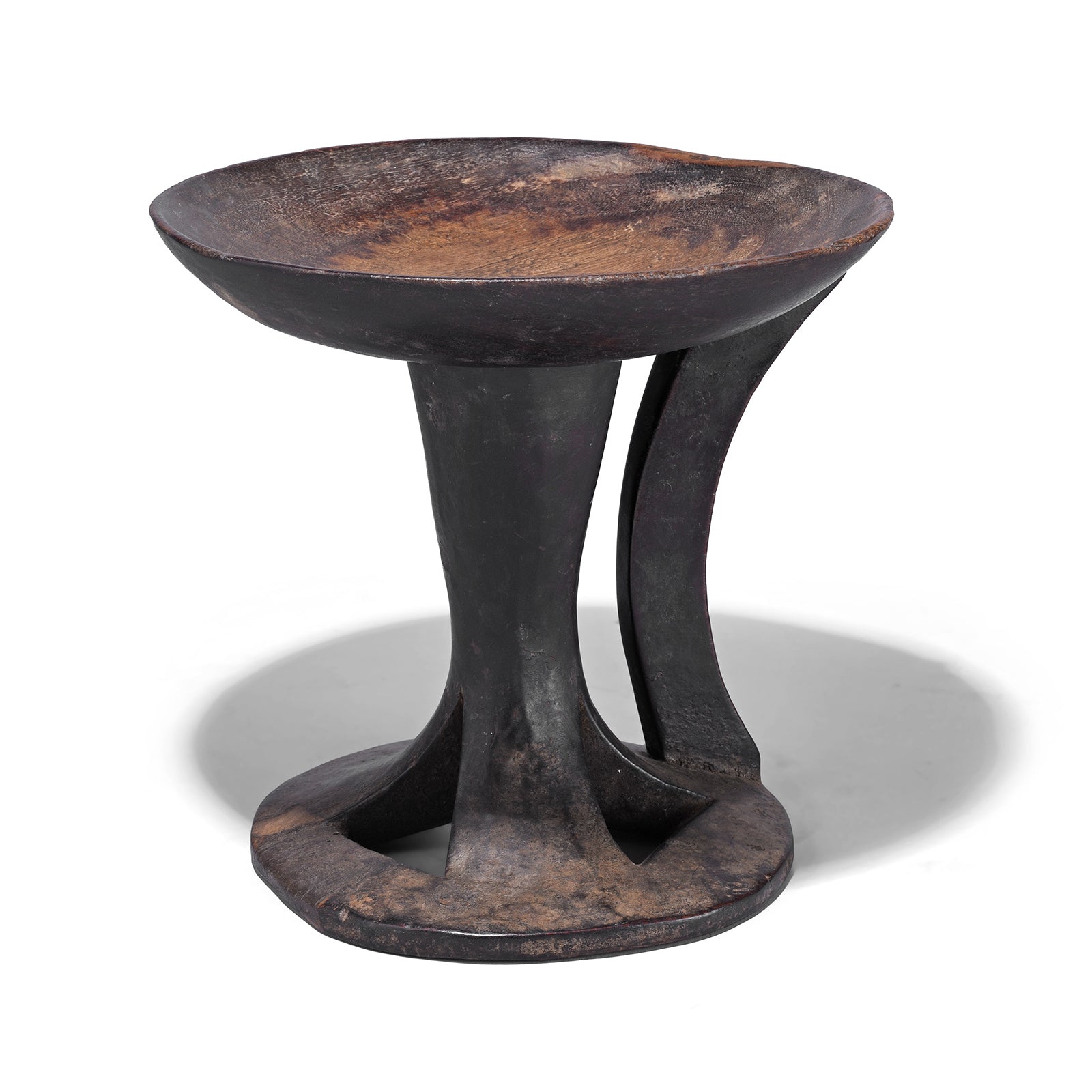 Carved Tribal Food Bowl From Nagaland - Ca 1920
