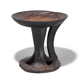 Carved Tribal Food Bowl From Nagaland - Ca 1920